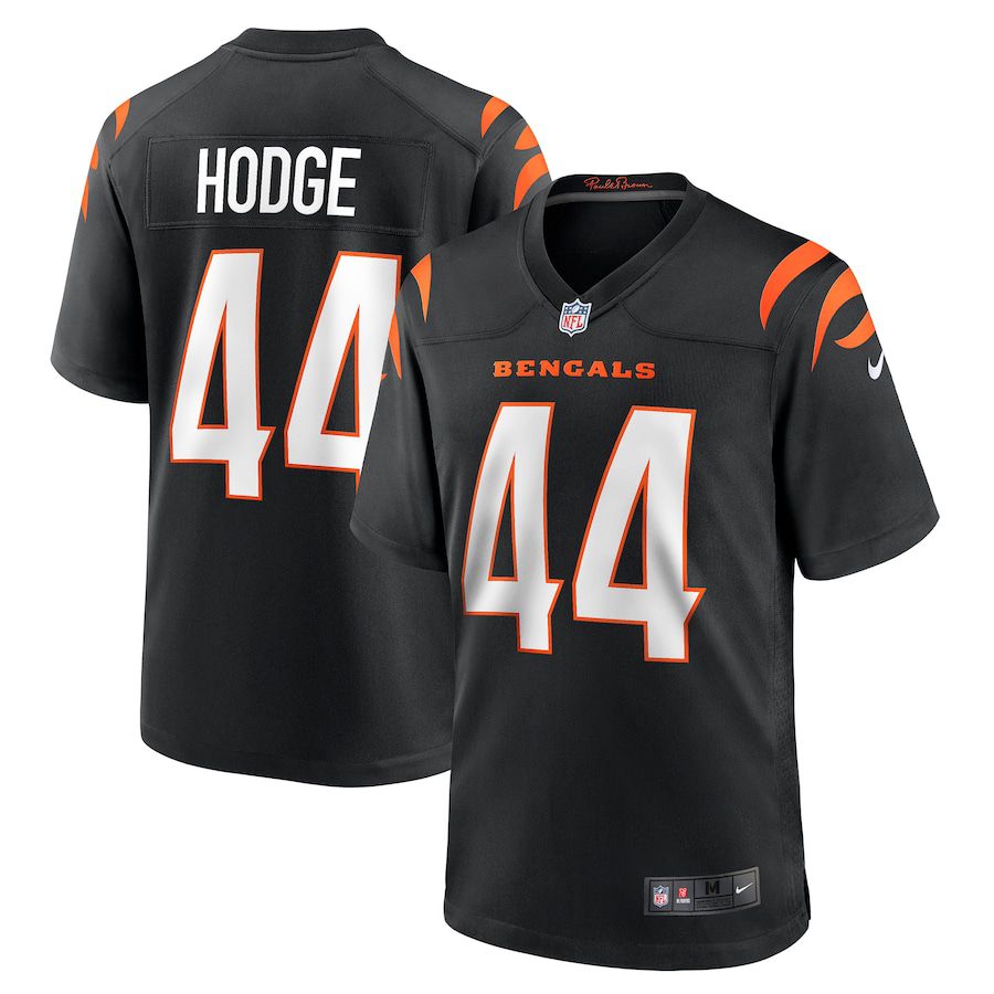 Cheap Men Cincinnati Bengals 44 Darius Hodge Nike Black Game NFL Jersey